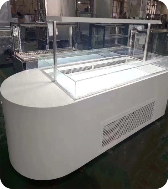 好利来款（带促销台）中心开放柜