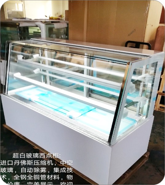45度玻璃斜面西点展示柜